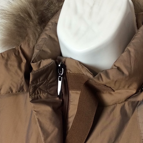 Orna Farho Paris down coat fur lined hood size M - Picture 5 of 8